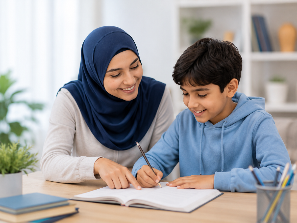 Verified home tutor helping students study in Karachi
